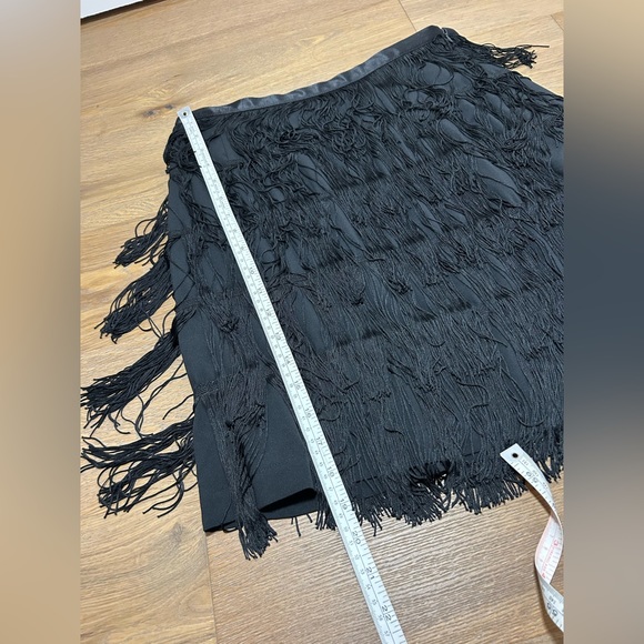 Size 6 black fringe skirt, small/medium fit - Picture 8 of 8